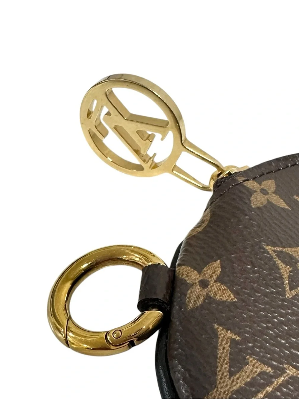 Louis Vuitton Monogram Multi Pochette Accessories Round Coin Purse
